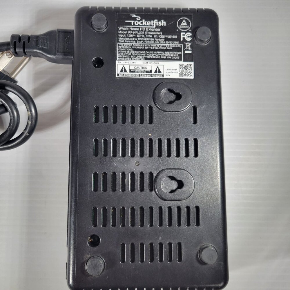 Rocketfish Whole Home HD Extender RF-HPL302 Transmitter ONLY HDMI Inputs Cord - Picture 8 of 8